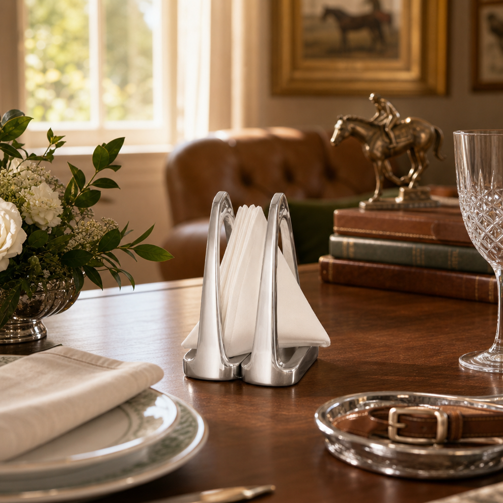 Equestrian Stirrup Napkin Holder