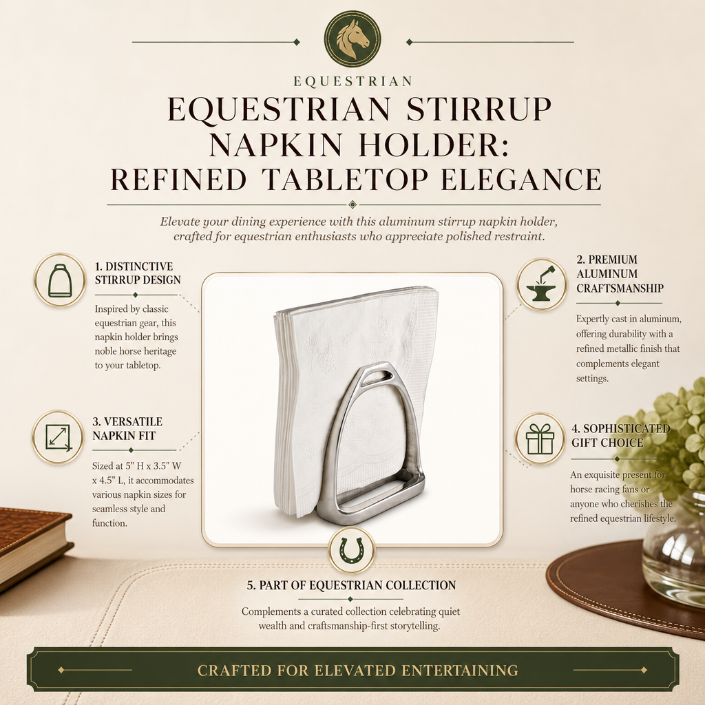 Equestrian Stirrup Napkin Holder
