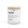 Frosted Glass Candle, 11oz - Trainer