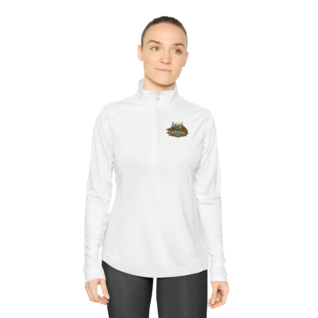 Ladies Quarter-Zip Pullover