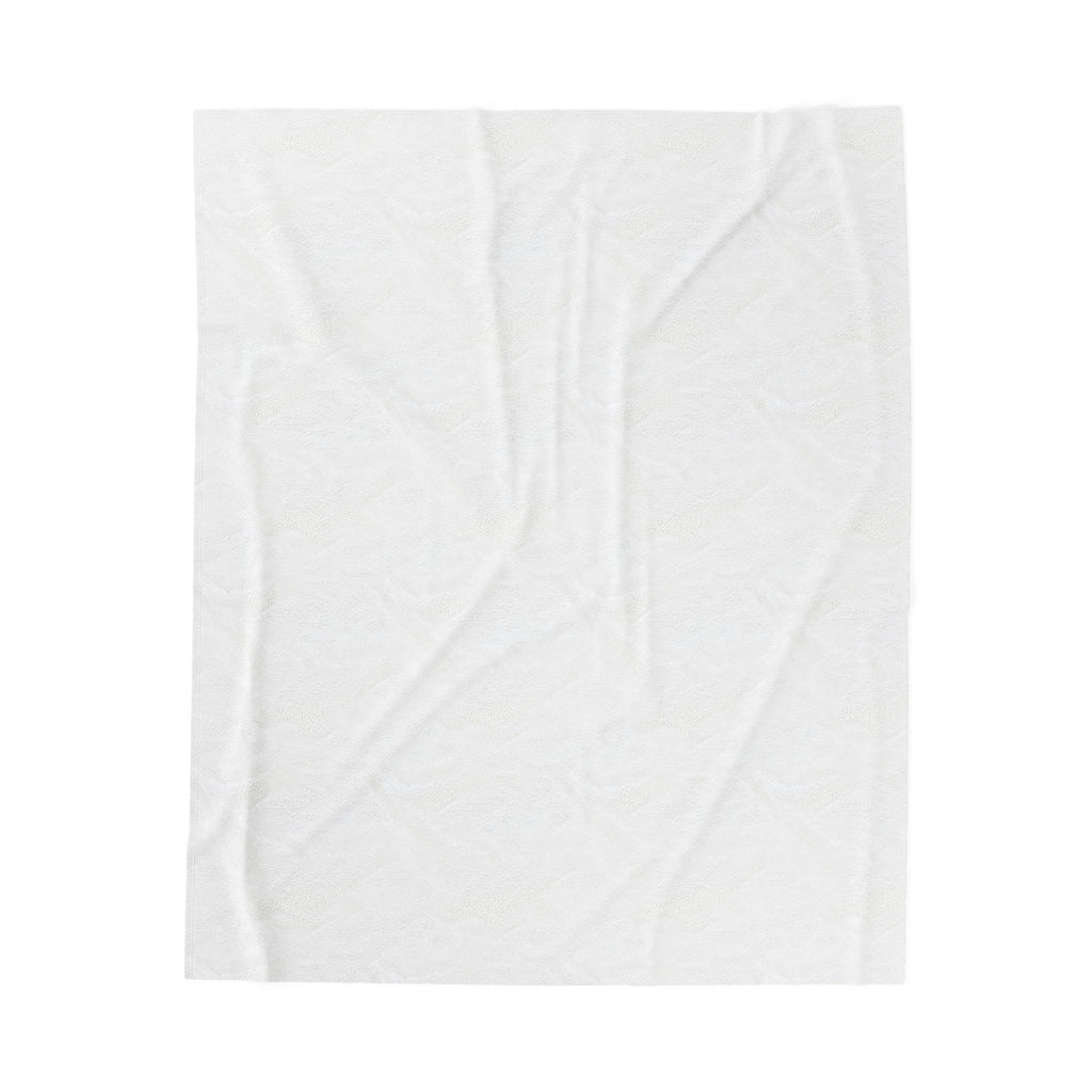 Velveteen Plush Blanket — "I'm the Red Flag" Horse with red tail ribbon Cozy Throw for Bachelorette, Galentine & Funny Gift