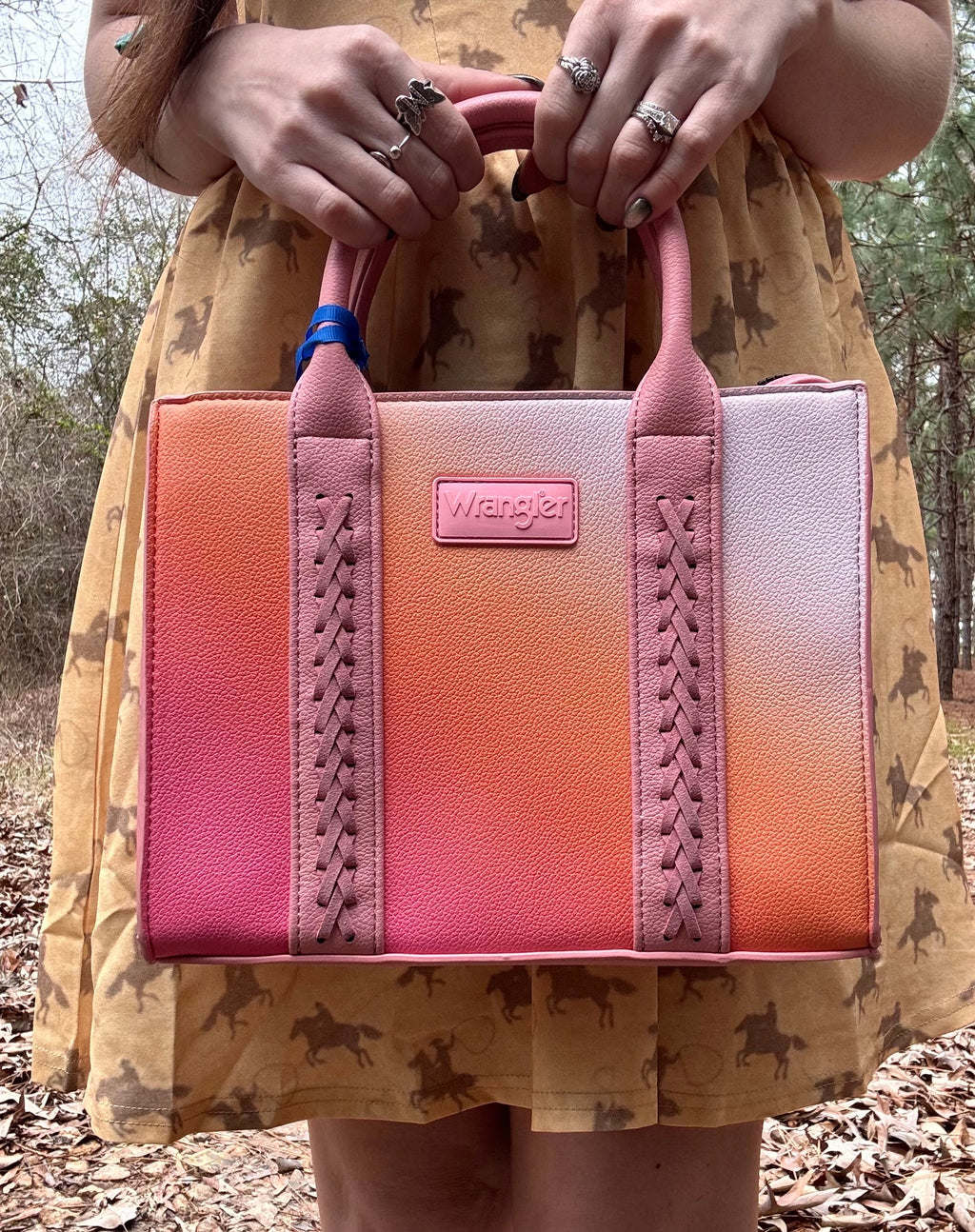 Wrangler Ombre Western Tote/Crossbody