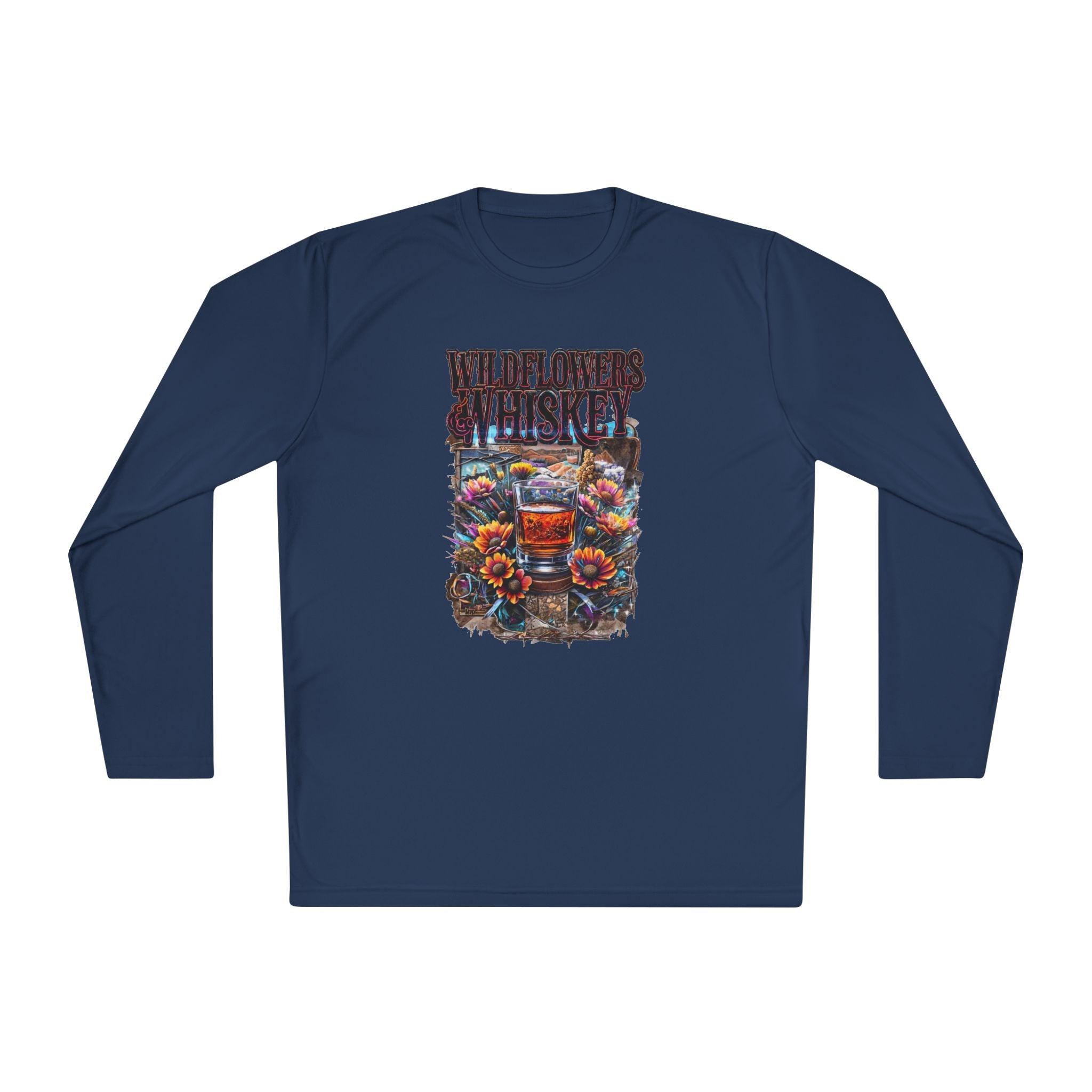 Wildflowers and Whiskey Lightweight Long Sleeve Tee
