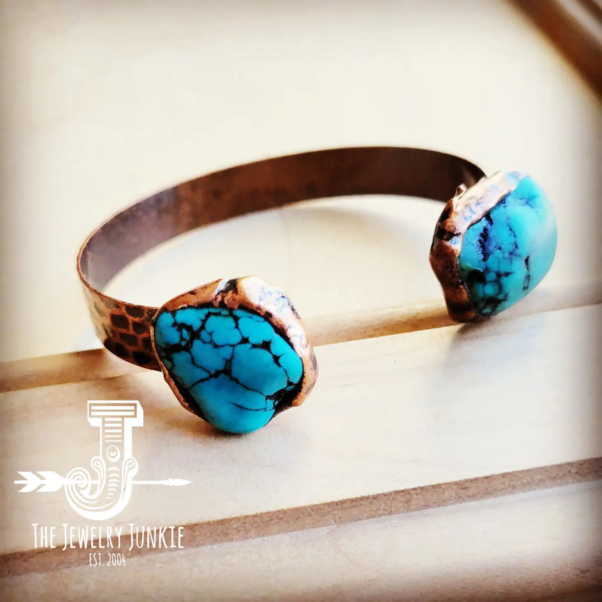 Genuine Natural Turquoise Cuff Bangle Bracelet