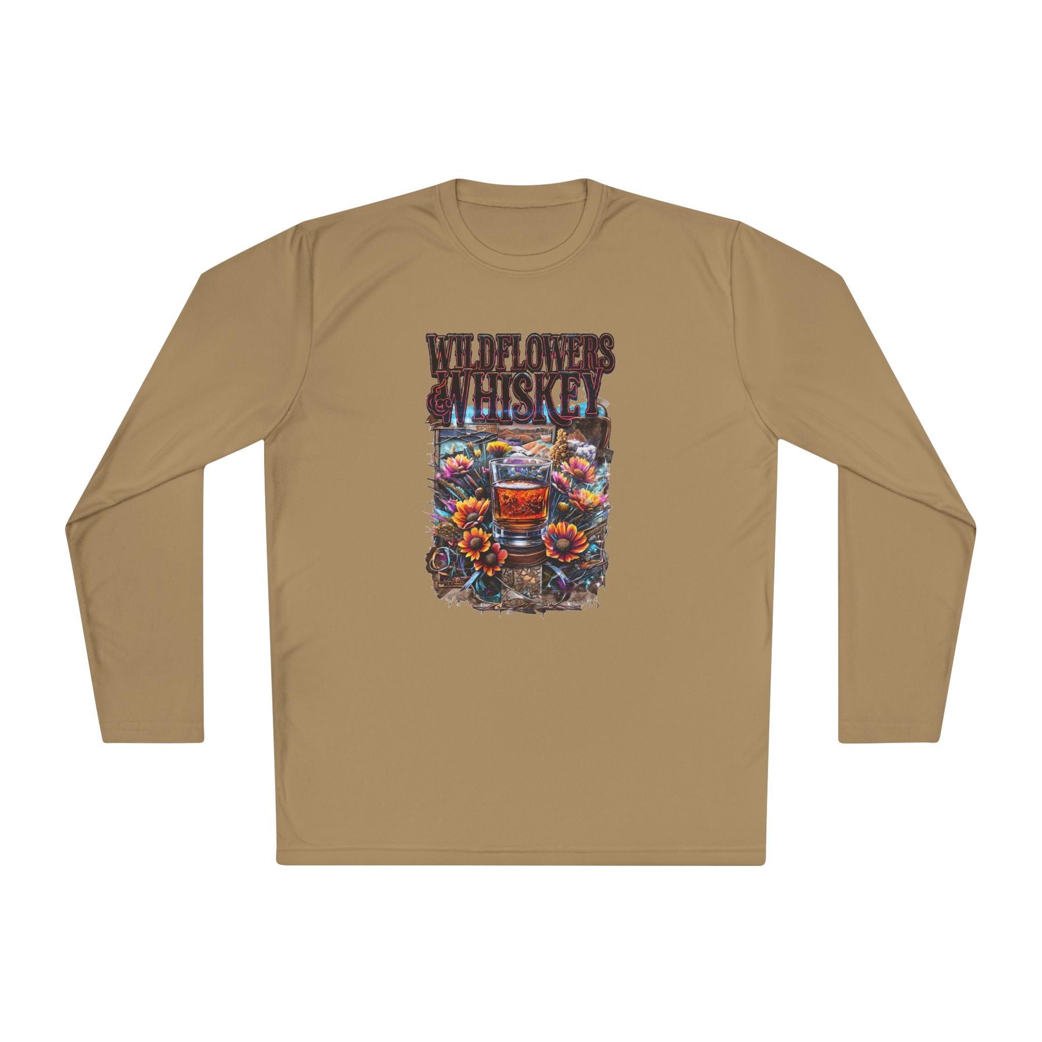 Wildflowers and Whiskey Lightweight Long Sleeve Tee