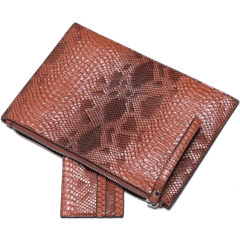 Python Luxe Clutch PLC-01 Simulated Leather Evening Bag