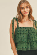 TIERED RUFFLE LAYER TOP