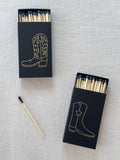 Black Oversized Cowboy Boot Matches