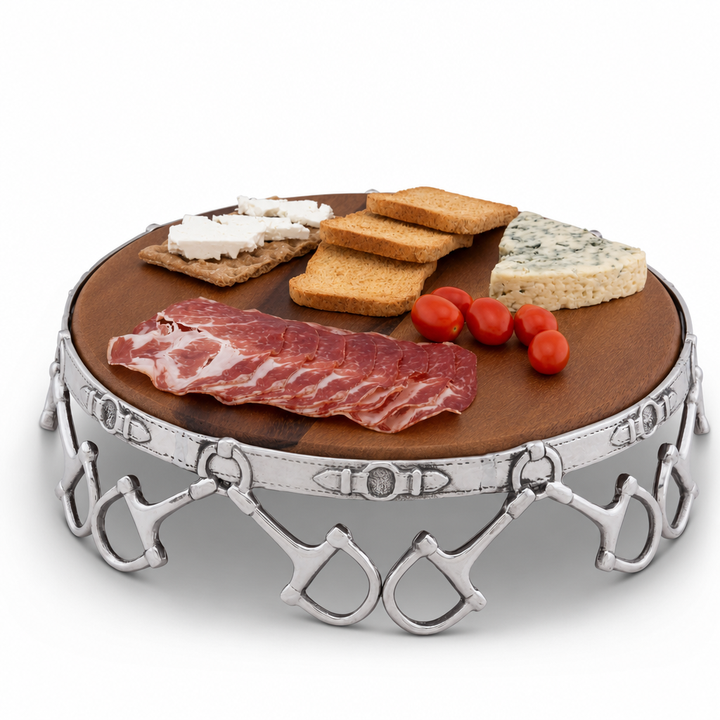 Equestrian Cheese Pedestal