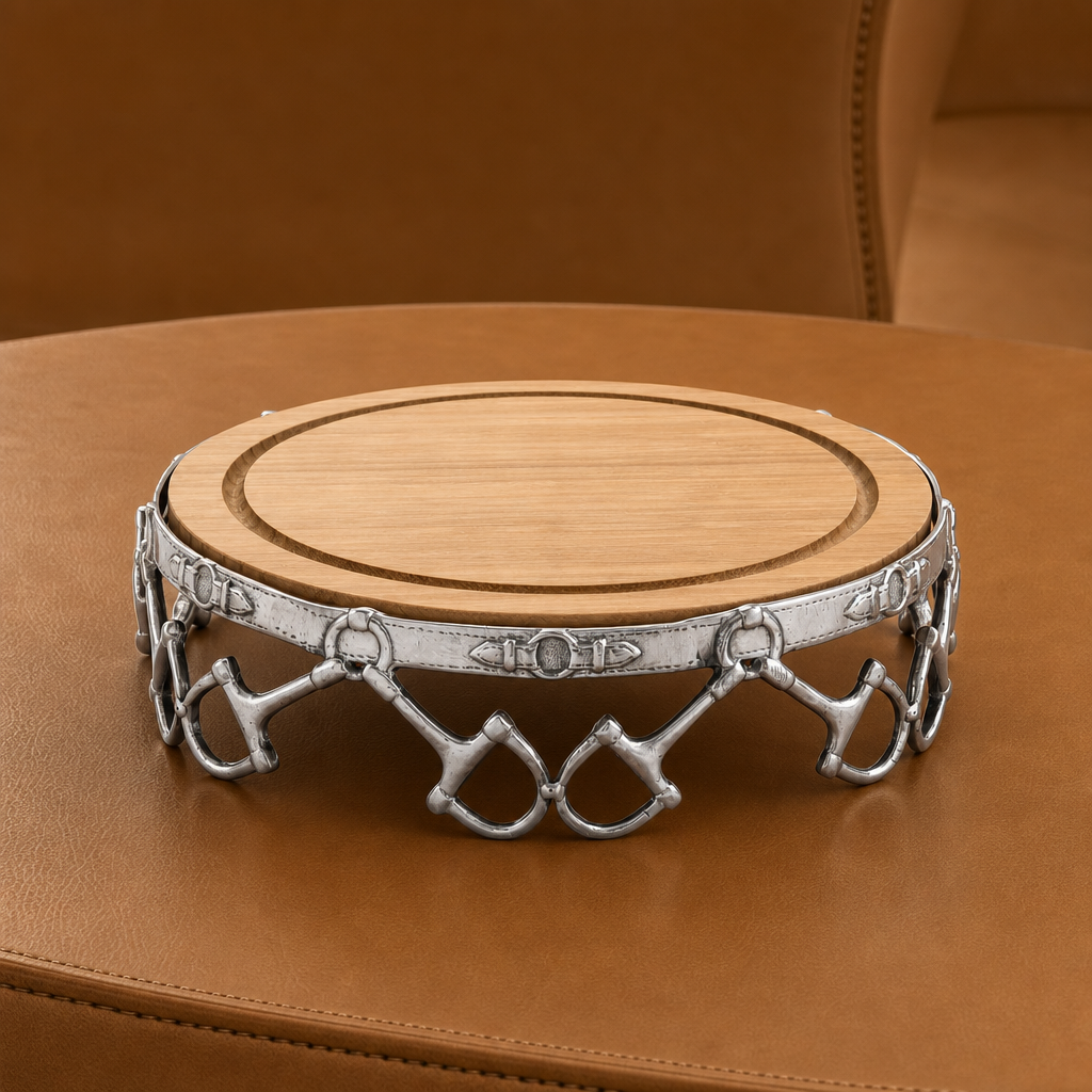 Equestrian Cheese Pedestal