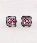 Dice Concho Earrings