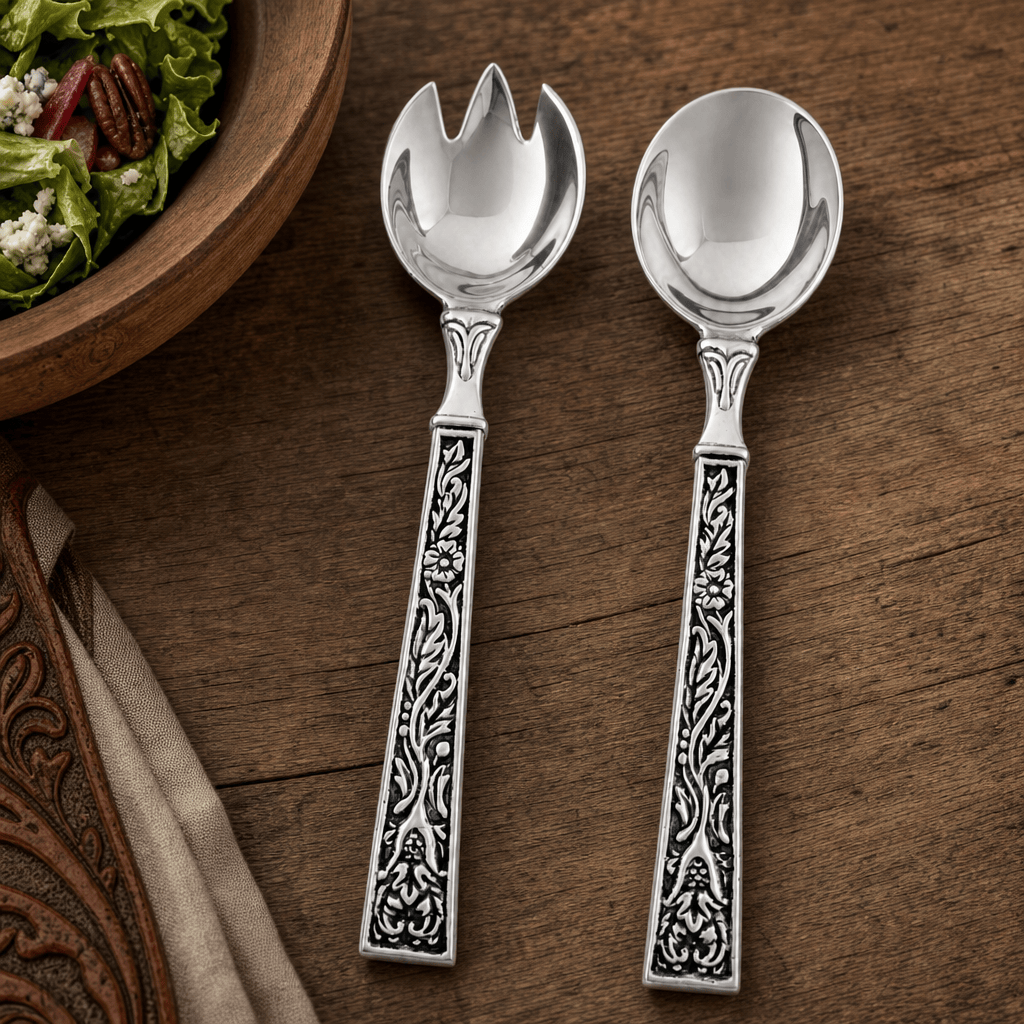 Concho Pattern Serving Set