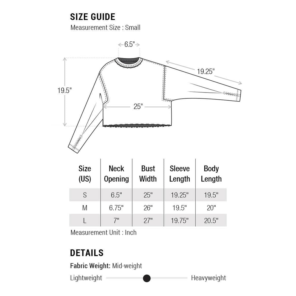 Western Country Roads Graphic Cropped Sweatshirt
