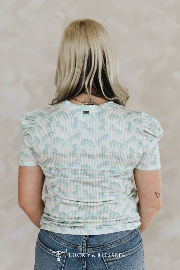 Wild Herd Puff Top