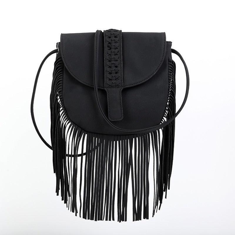 Dakota Tassel Boho Leather Shoulder Bag DK01 For Everyday Use