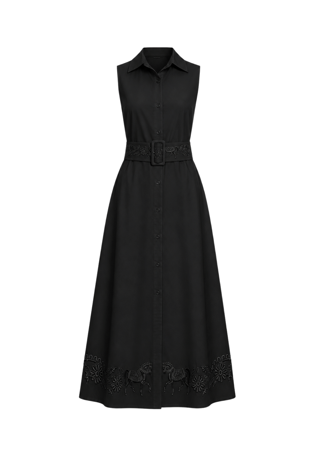 Annie Florale Embroidered Cotton Dress