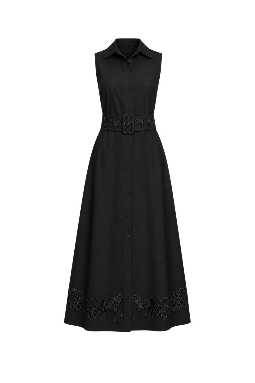 Annie Florale Embroidered Cotton Dress