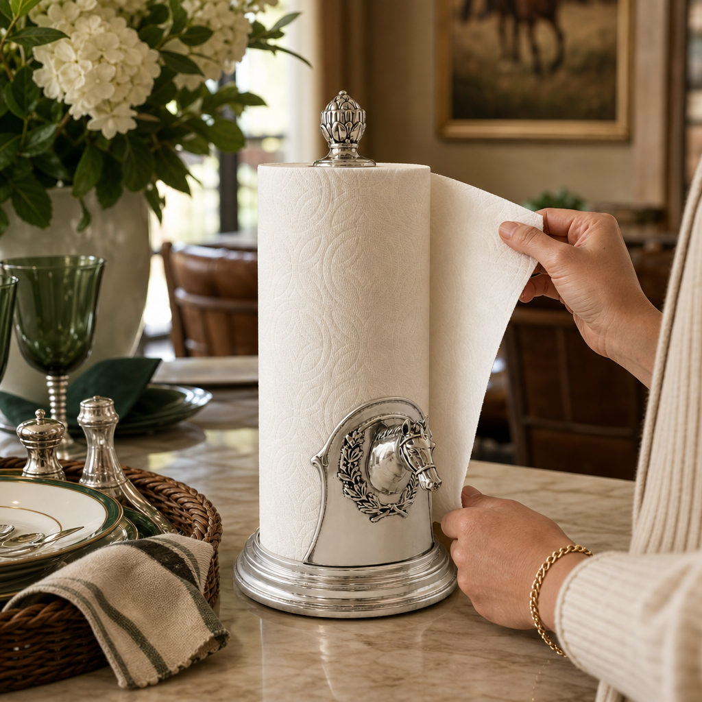 Horse Head Paper Towel Holder