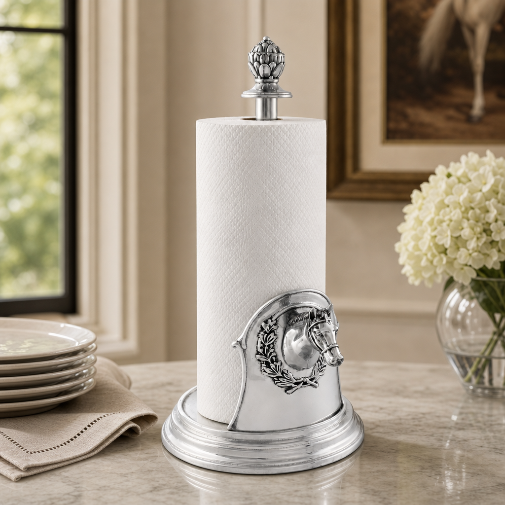 Horse Head Paper Towel Holder