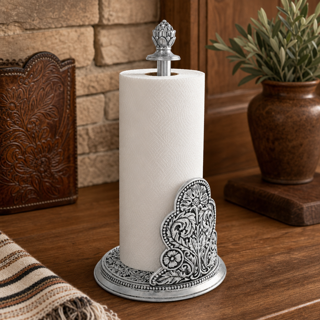 Concho Pattern Paper Towel Holder