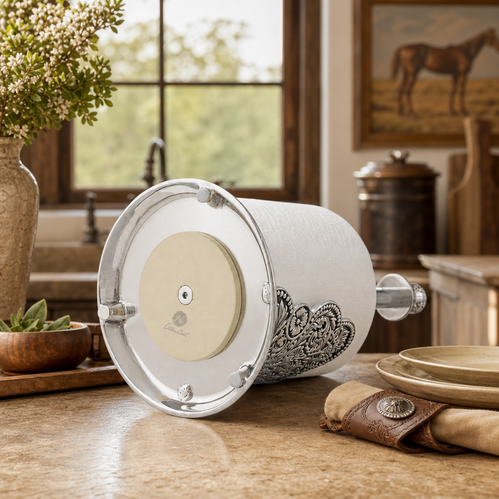 Concho Pattern Paper Towel Holder