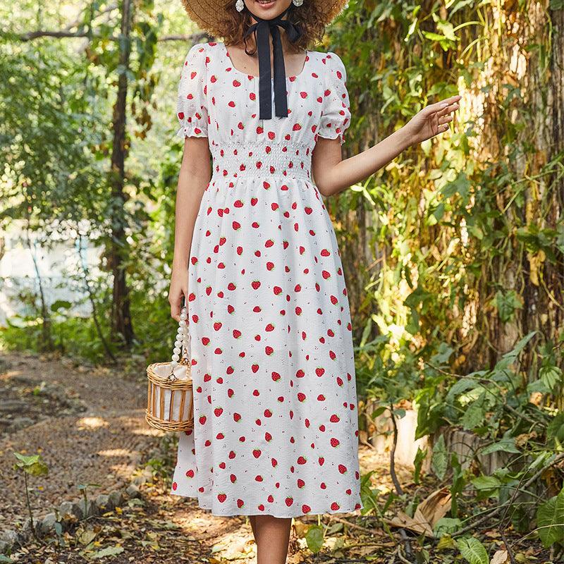 Strawberry Fields Women's Summer Dress Floral Chiffon SF01