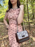 Lucky Shoe Crossover Dress