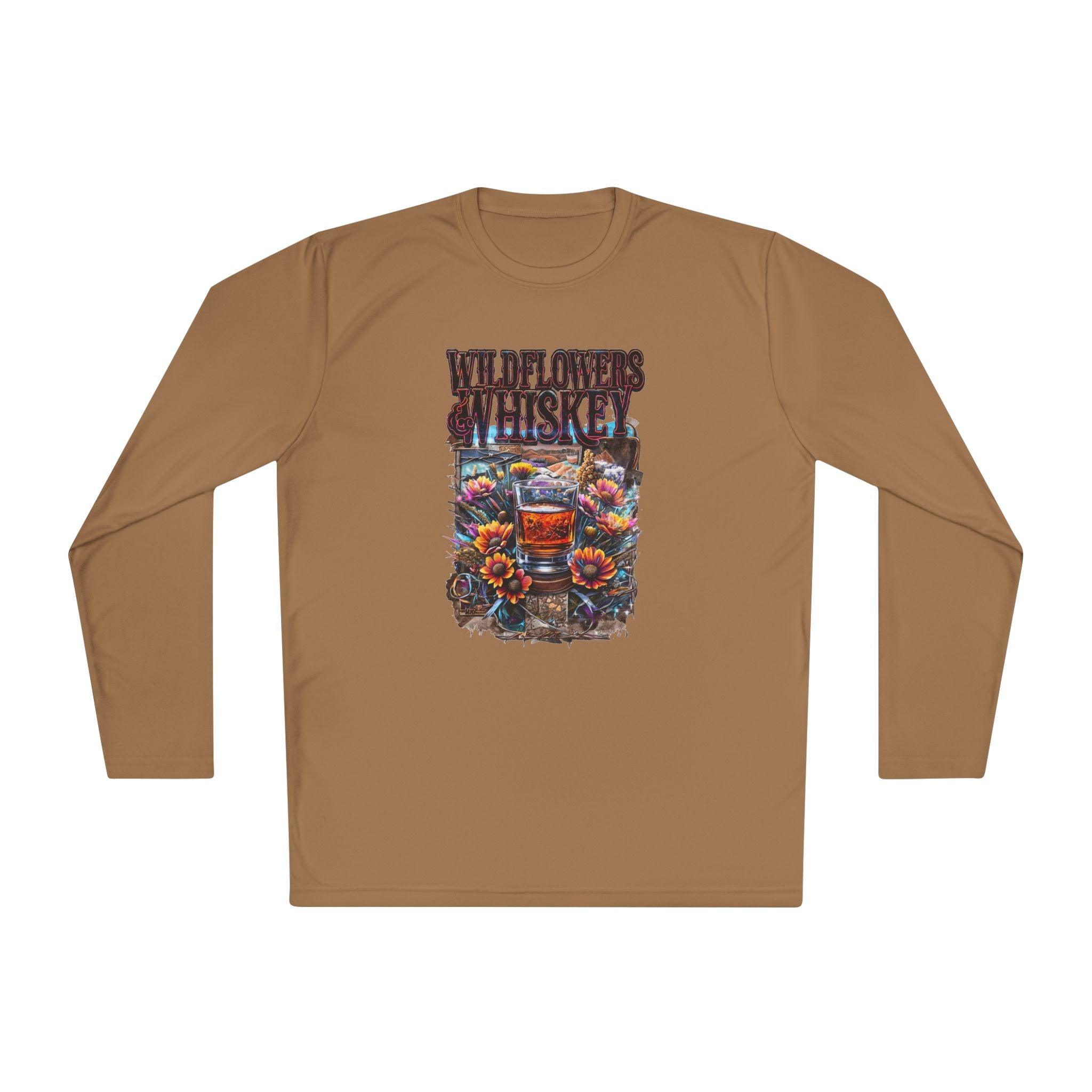 Wildflowers and Whiskey Lightweight Long Sleeve Tee