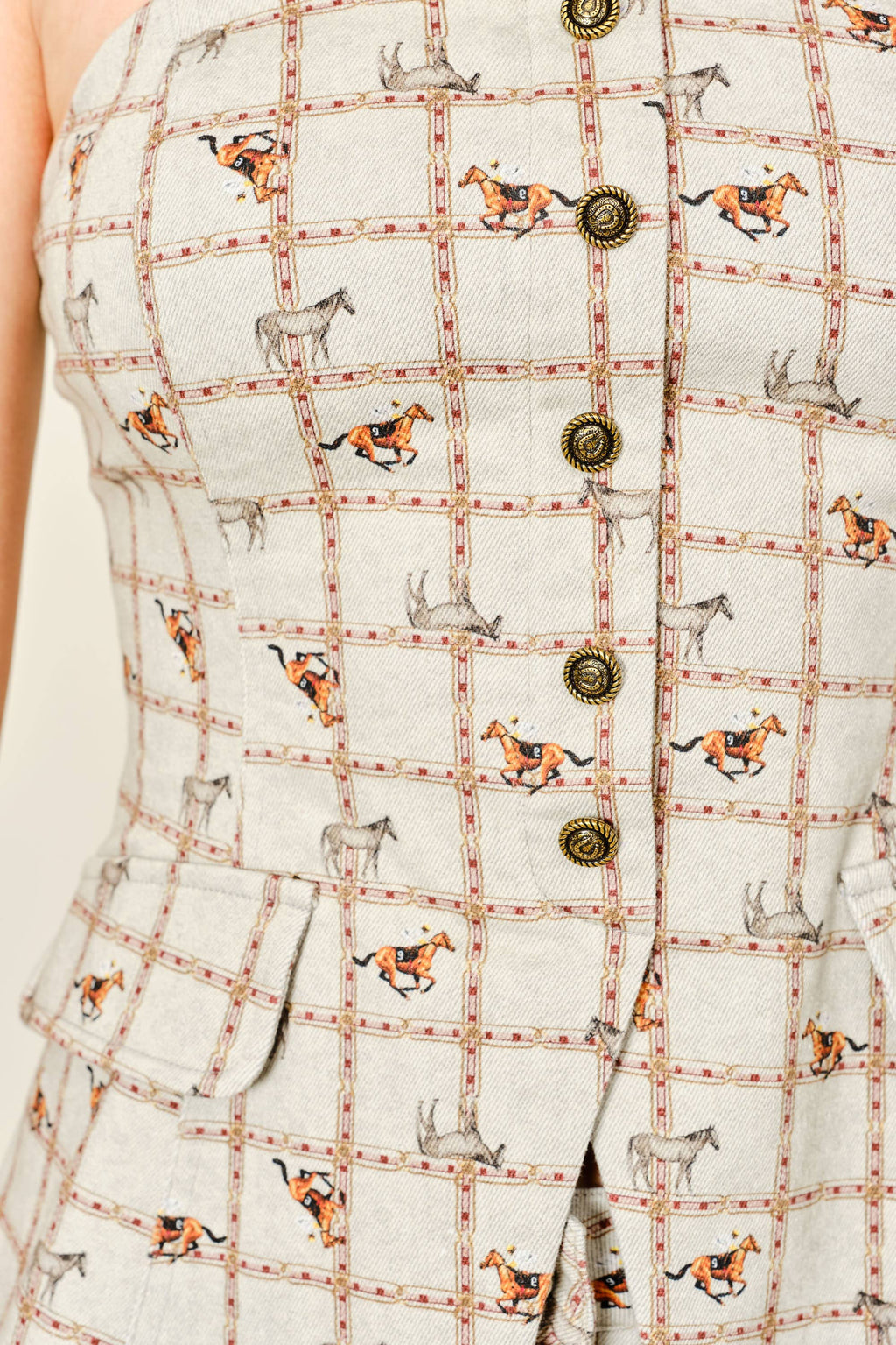“Miss Kentucky Derby” Bustier Top