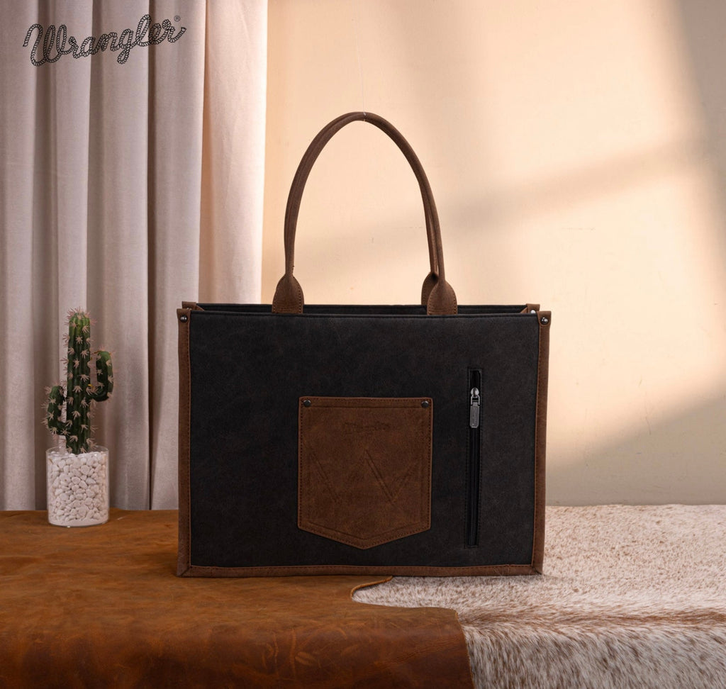 Wrangler Buckle Concealed Carry Large Tote