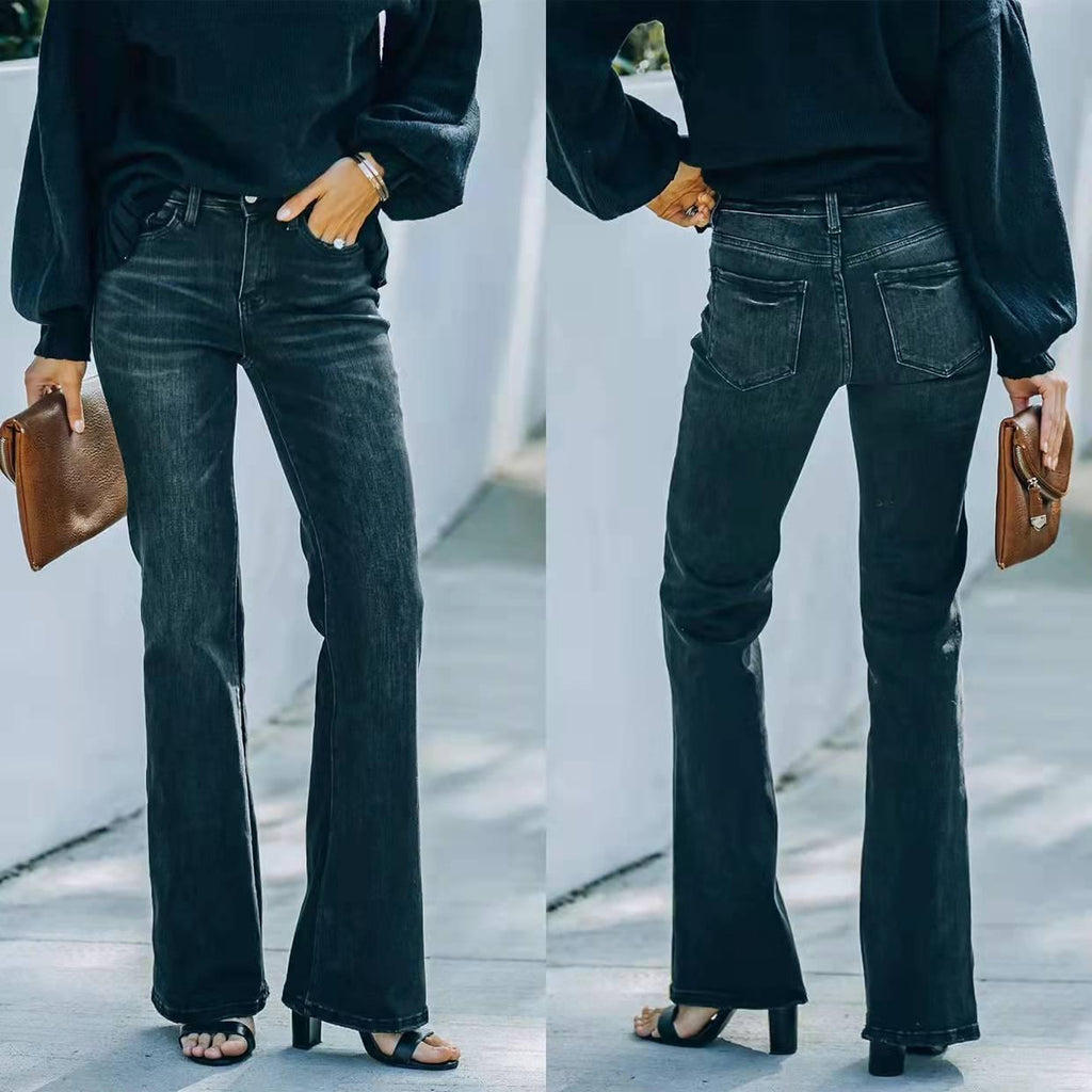 Wrangler High Waist Black Pencil Jeans Comfort Fit For Cowgirls Style 2101