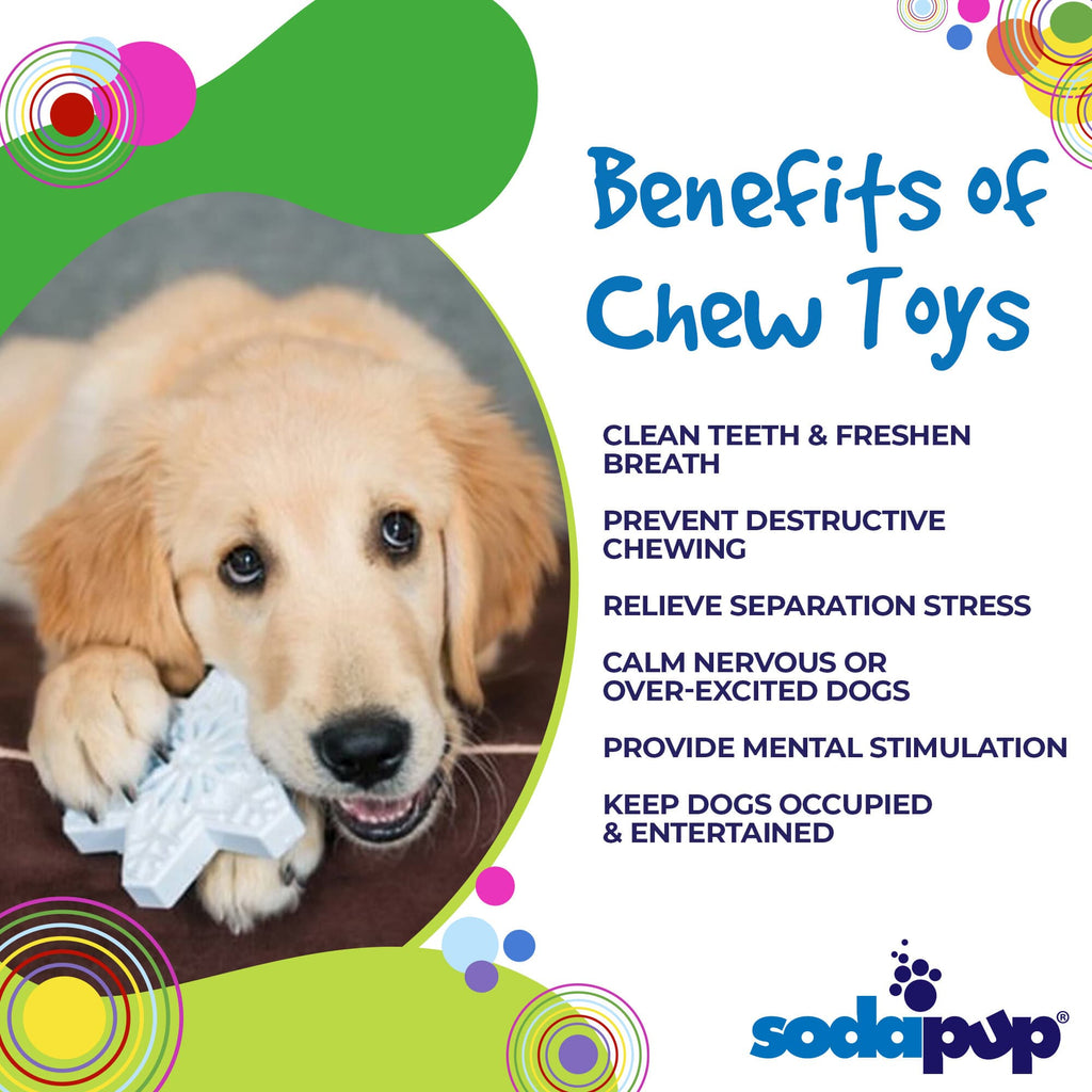 Snowflake Nylon Dog Chew Toy For Aggressive Chewers Model eChew