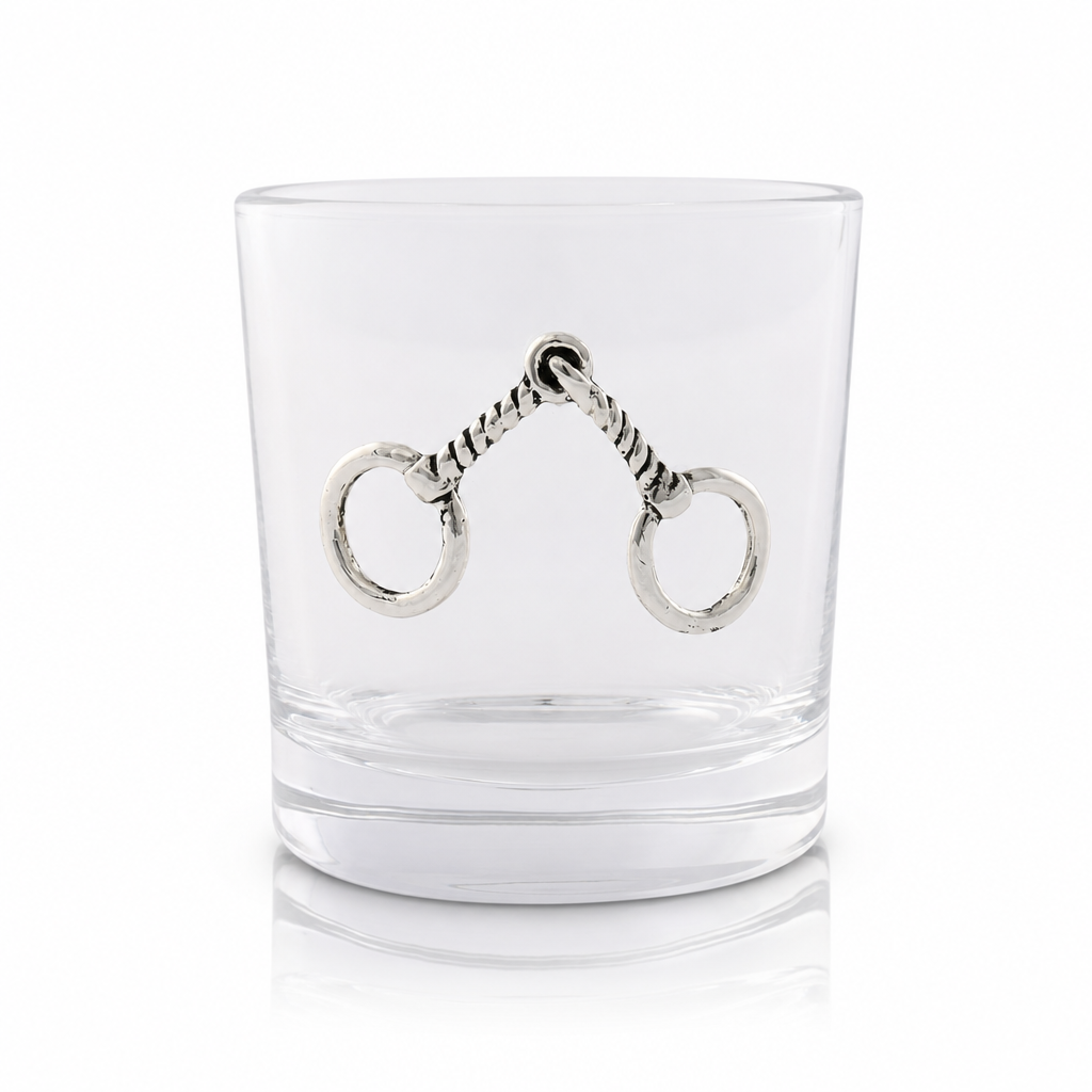 Equestrian Bit Bar Glasses Set of 4