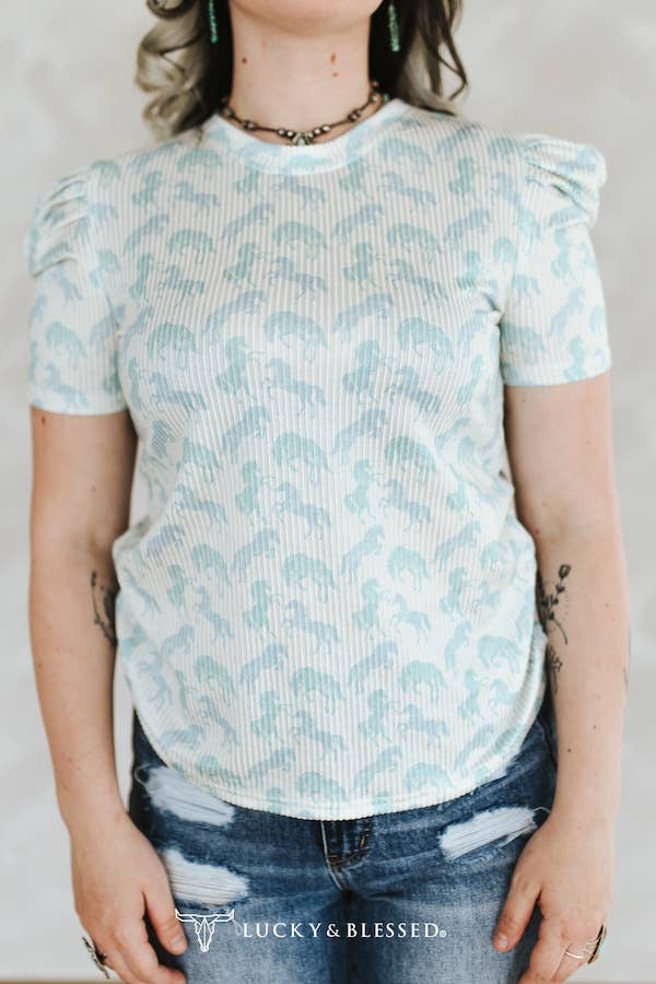 Wild Herd Puff Top