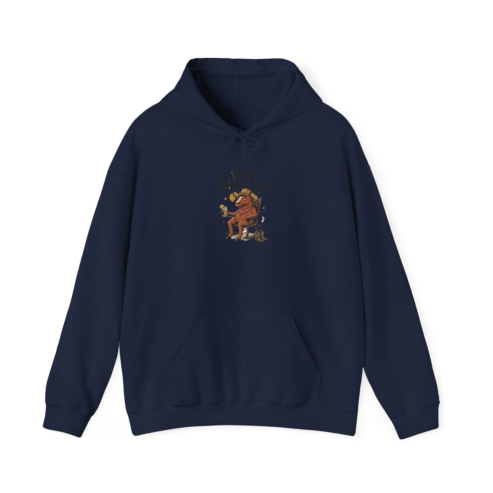 Well Sheeyit Horse Hoodie | Vintage Southern, Rustic Western Distressed