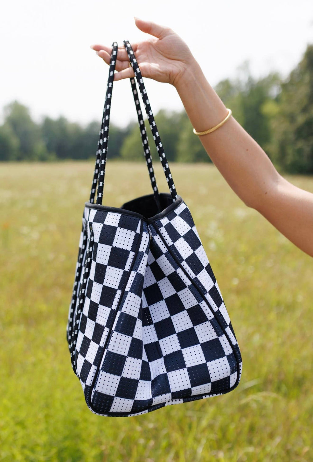 Checkerboard Large Tote | Everyday Carryall Bag