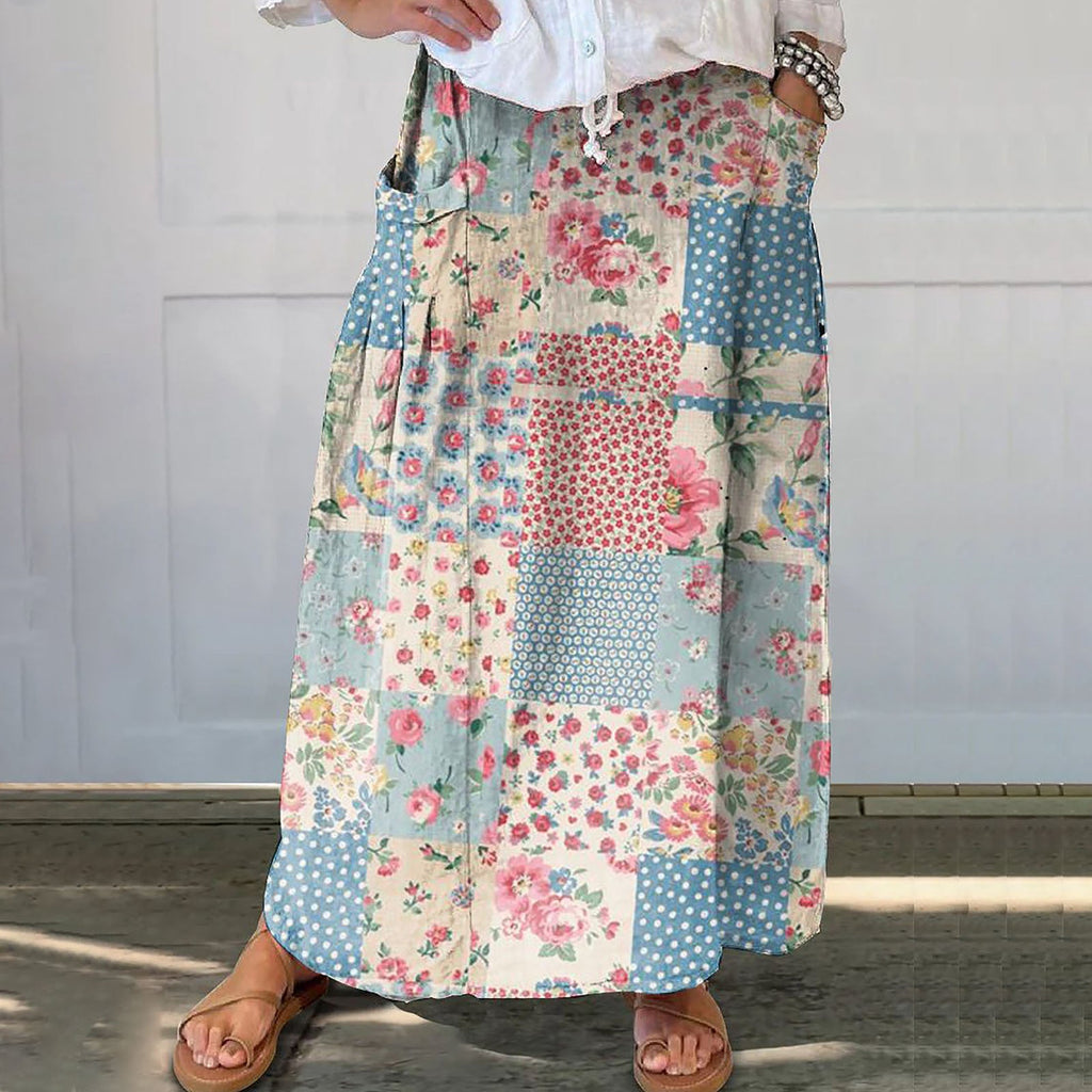 Casual Country Long Skirt With A Sophisticated Work-appropriate/Play Vibe