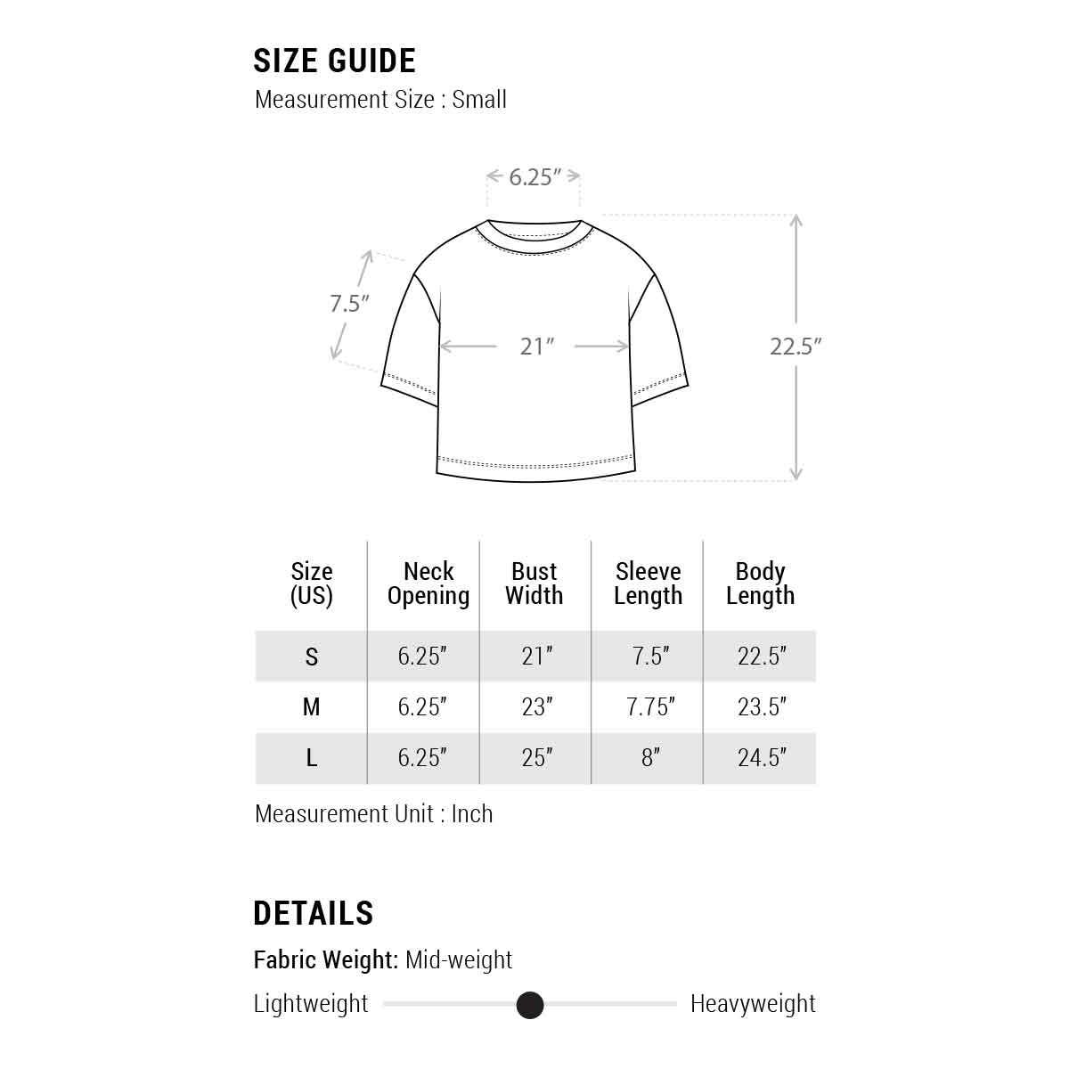 Support Local Graphic Boxy Crop Top