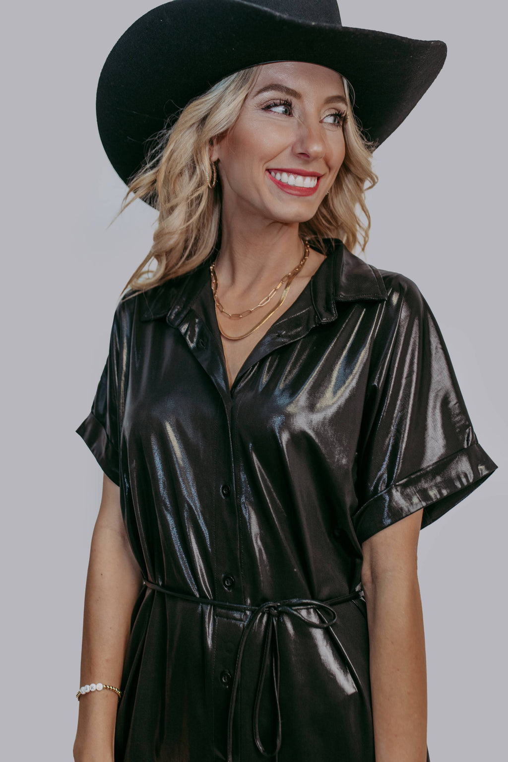 Howdy Satin Romper