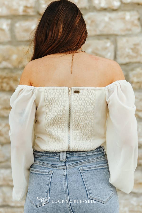 Stitched Prairie Long Sleeve Top