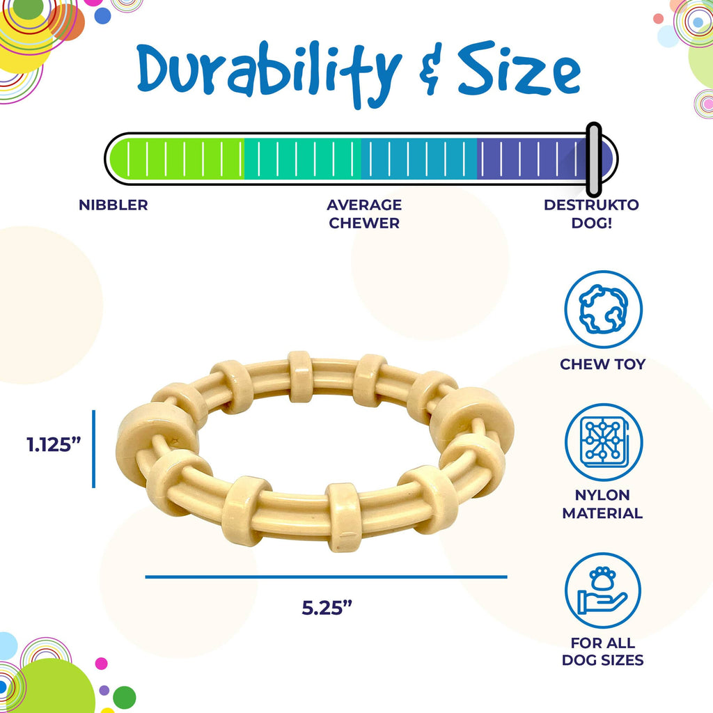 Honey Bone Chicken Flavored Teething Ring For Puppies Hb-Chicken