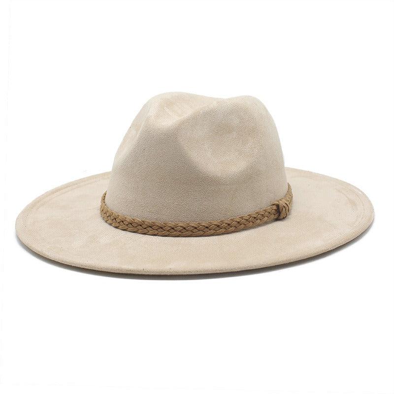 The Suede Knight Fedora Hat Fashion Accessory for Women SN01