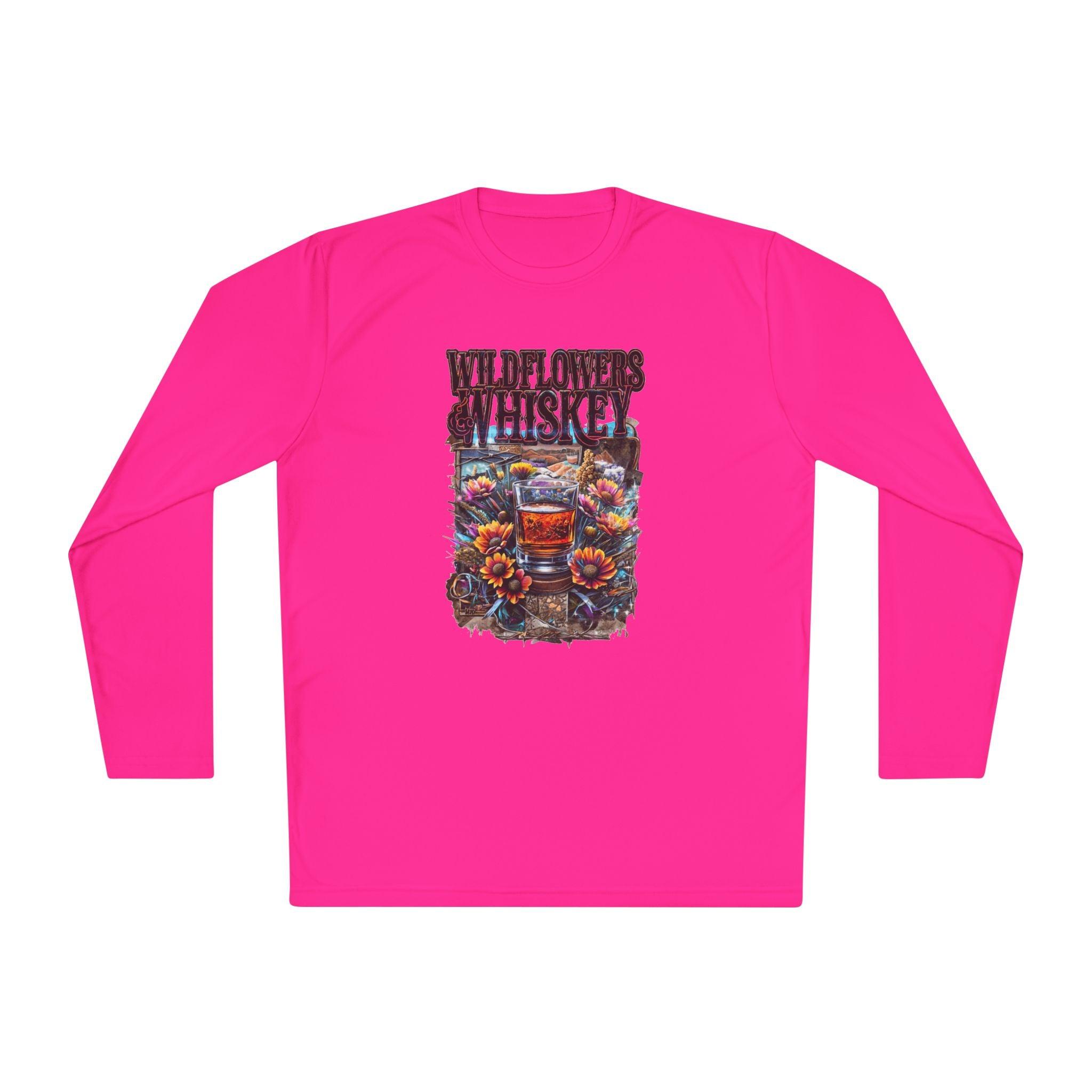 Wildflowers and Whiskey Lightweight Long Sleeve Tee