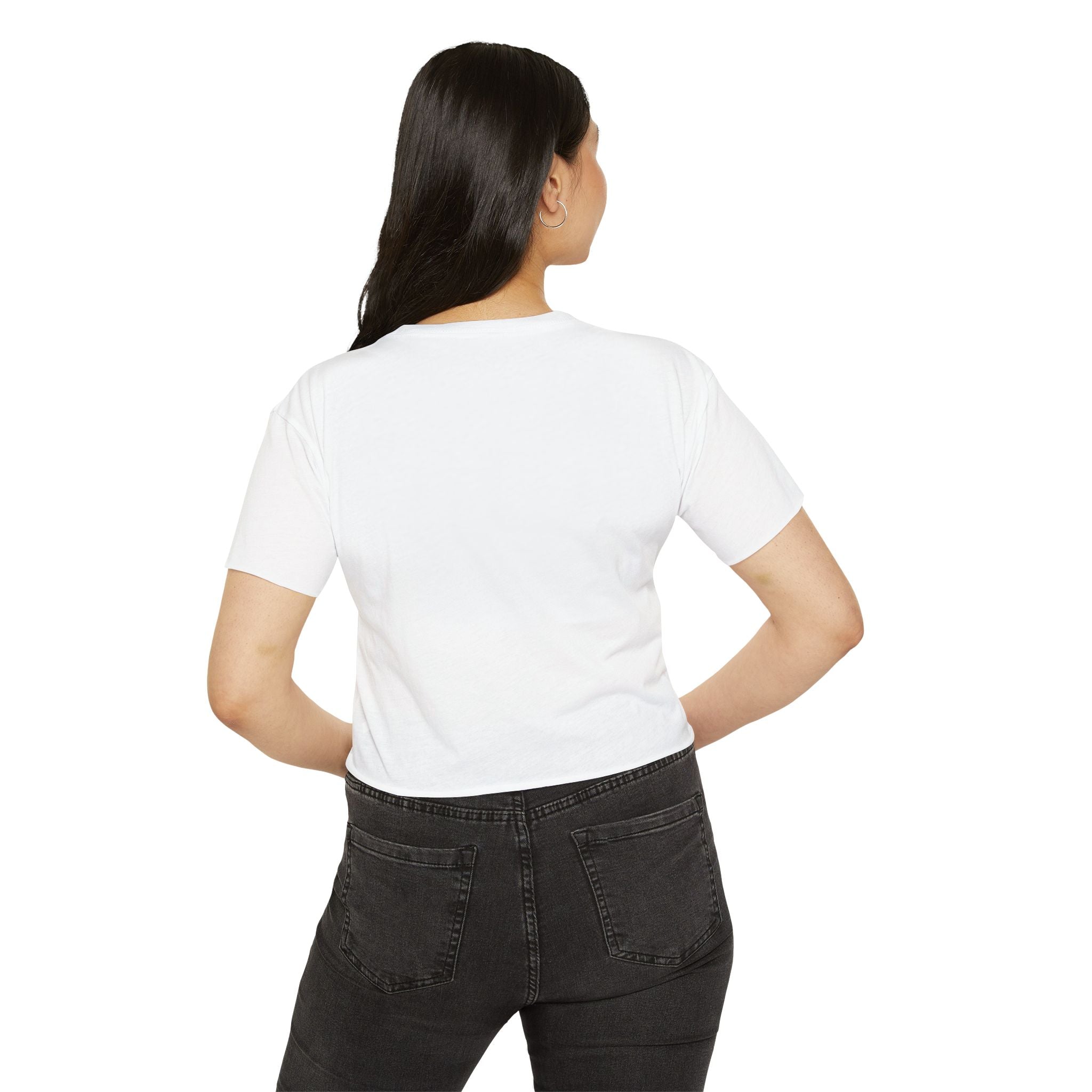 Country Heart Patchwork Pony Crop Top — Women’s Festival Tee