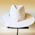 Felt Hat w/ Turquoise Leather Hat Band