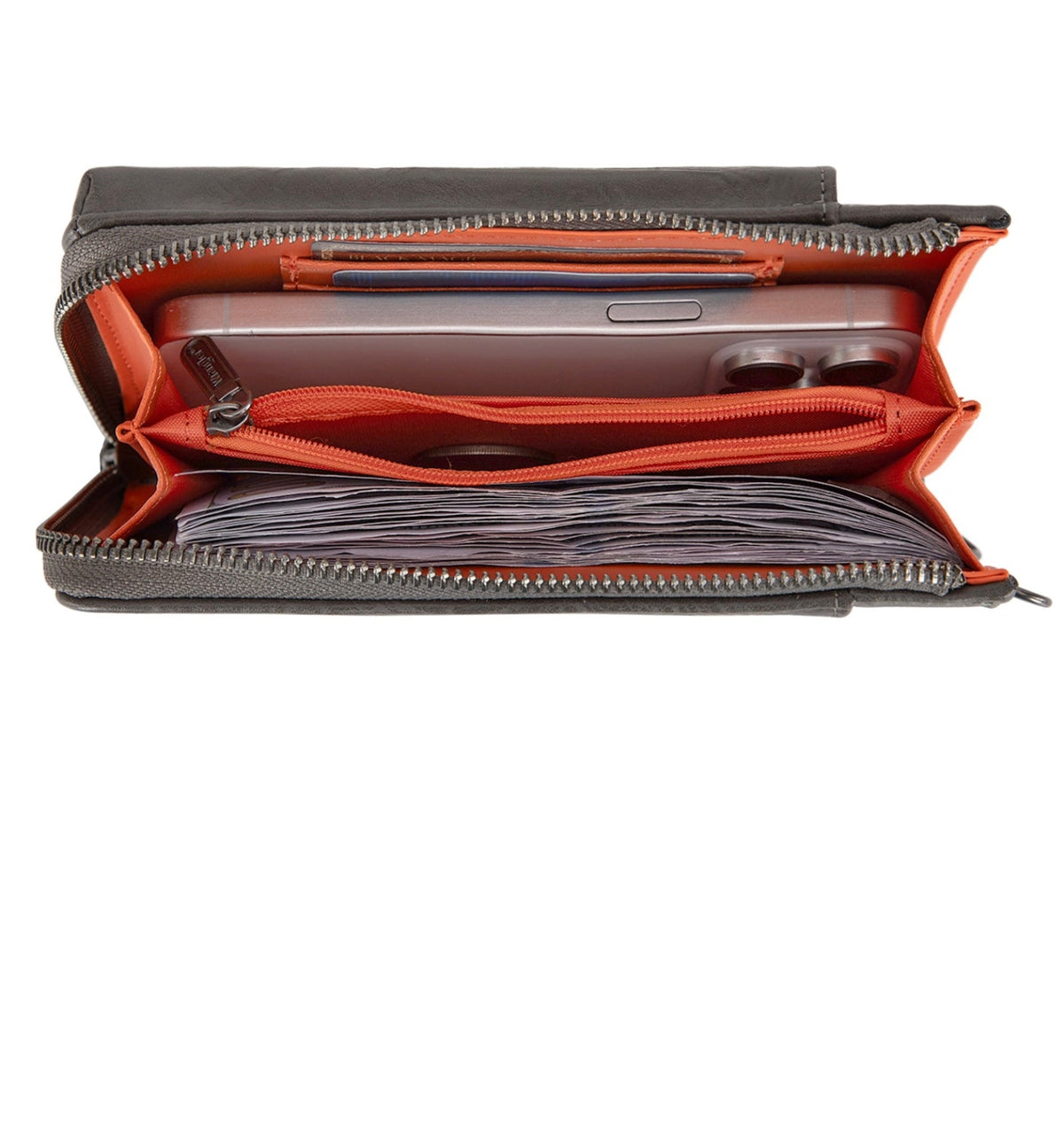 Wrangler RFID Small Crossbody/Cellphone Wallet