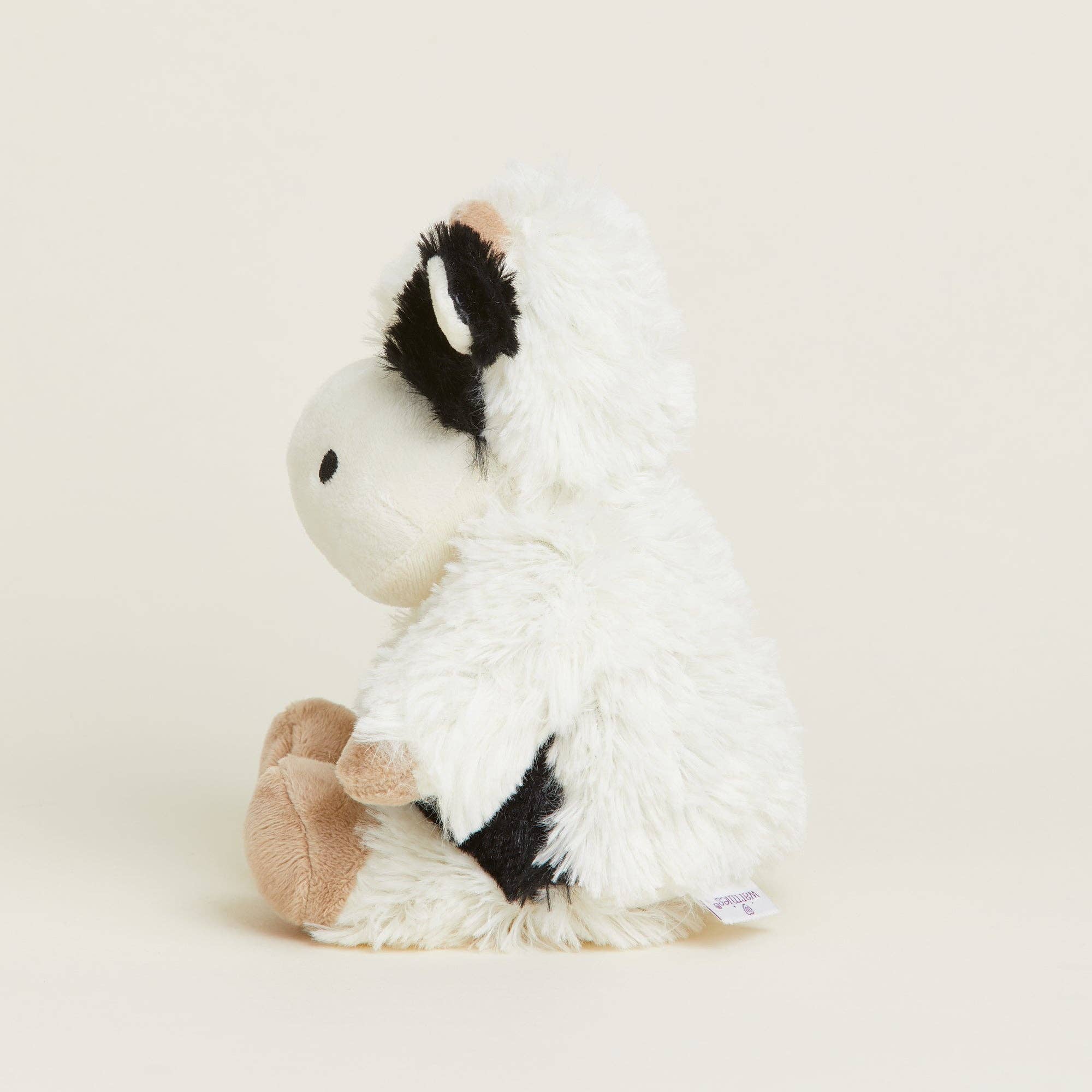 BLACK AND WHITE COW WARMIES JUNIOR 9"
