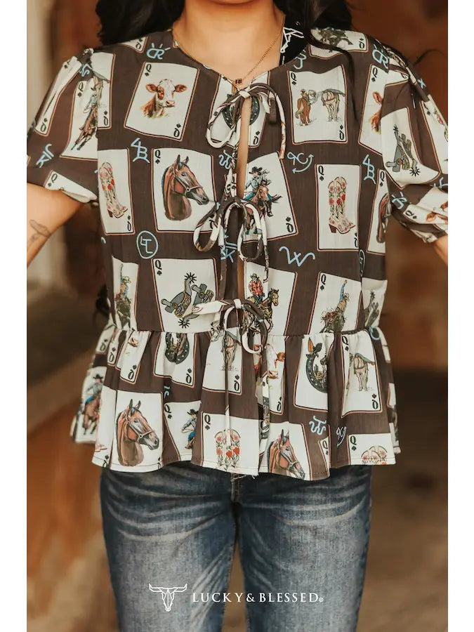 High Stakes Puff Top