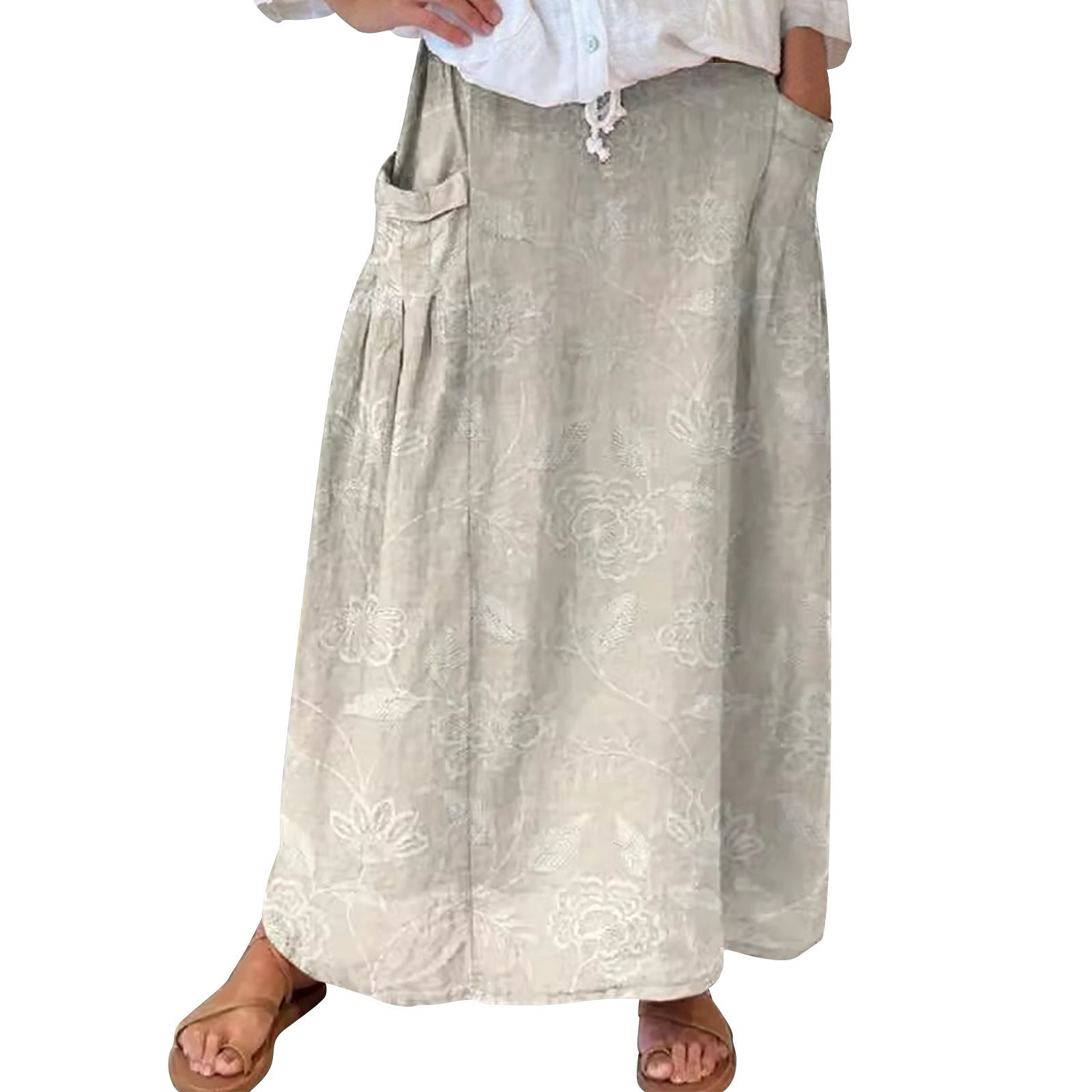 Casual Country Long Skirt With A Sophisticated Work-appropriate/Play Vibe