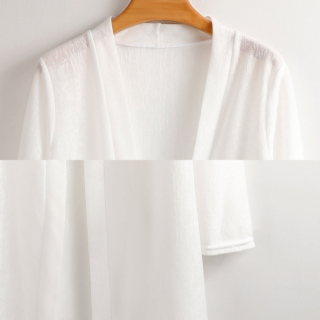 Baha Ranch Retro Pop Western Collage Lightweight Cardigan
